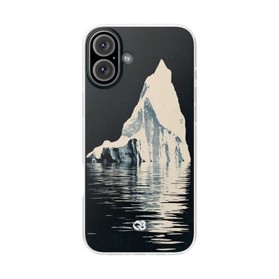 Blue Lite Phone Case for iPhone - Frozen Navy Monolith