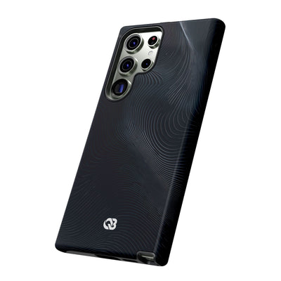 Black Tough Phone Case for Samsung - Obsidian Ridge Flux