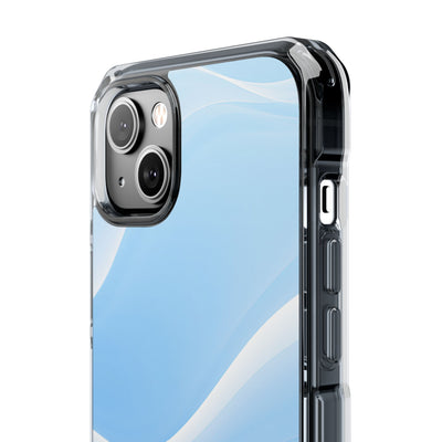 Blue Impact MagSafe Phone Case for iPhone - Glacial Blue Silk