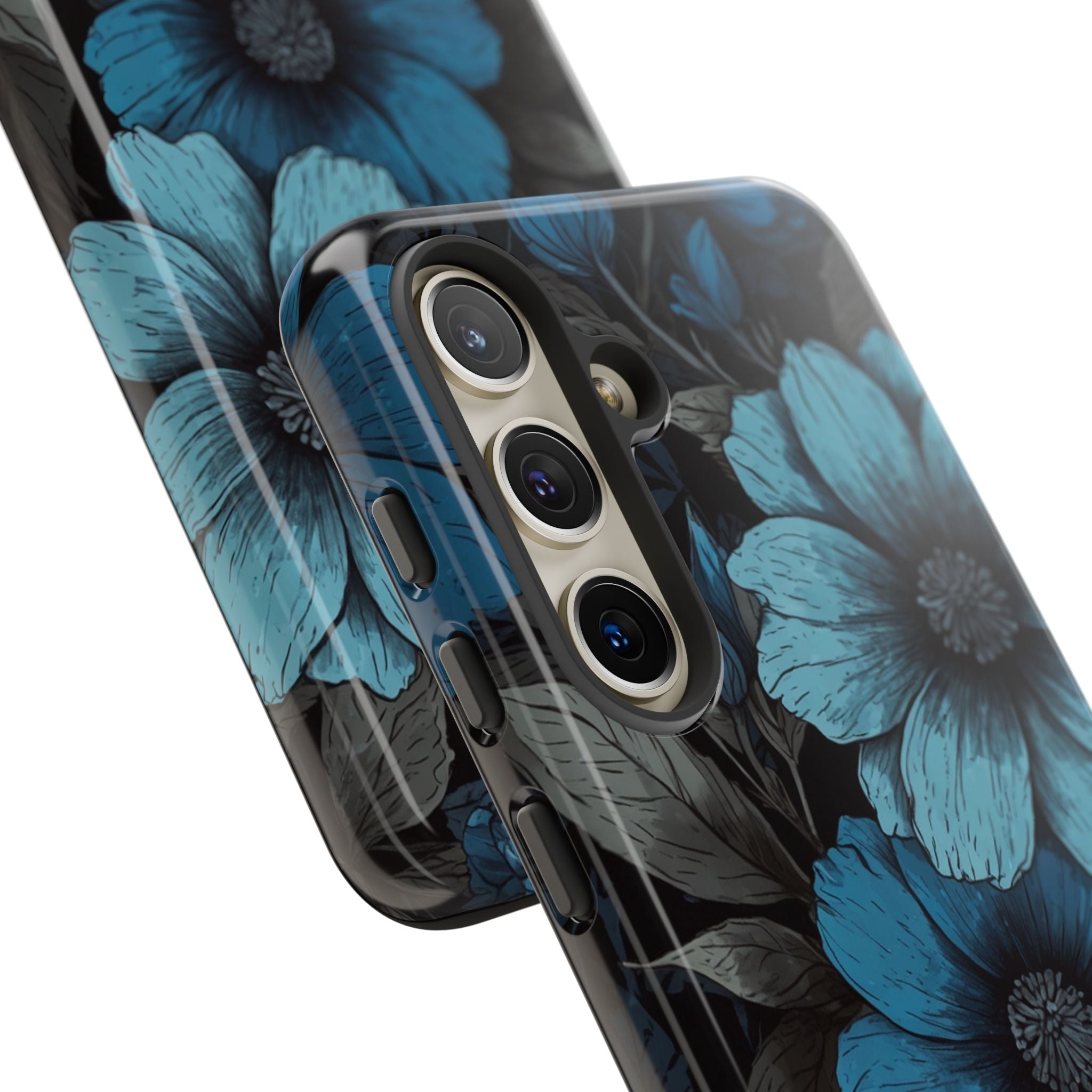 Blue Petal Radiance Samsung S24 Case - Tough