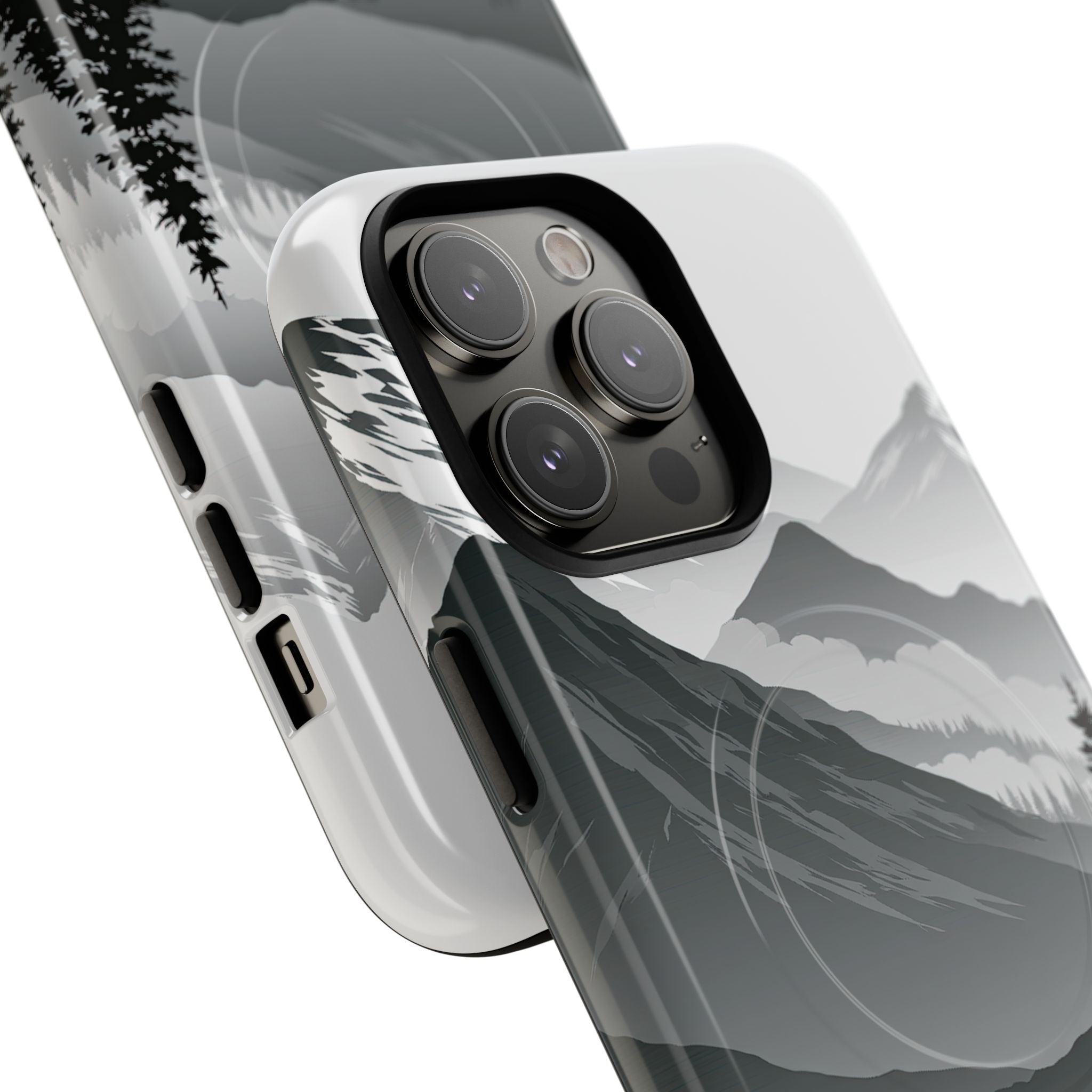 Grey Tough 2.0 Magsafe Phone Case for iPhone - Granite Ridge Mist