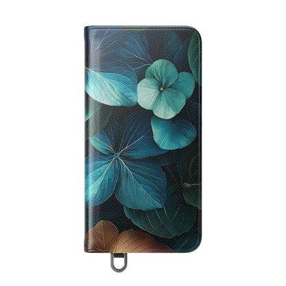 Teal Bloom - Samsung S25 Case - Wallet