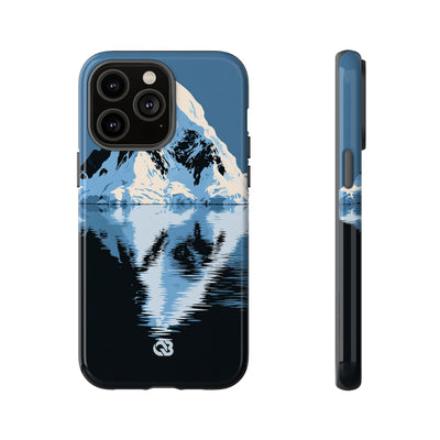 Blue Tough Phone Case for iPhone - Arctic Summit Mirror