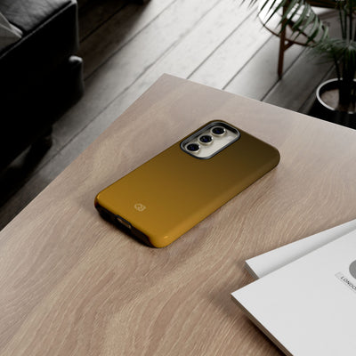 Gold Tough Phone Case for Samsung - Scorched Gold Haze