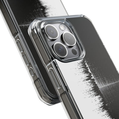 Black Impact MagSafe Phone Case for iPhone - Static Signal Split