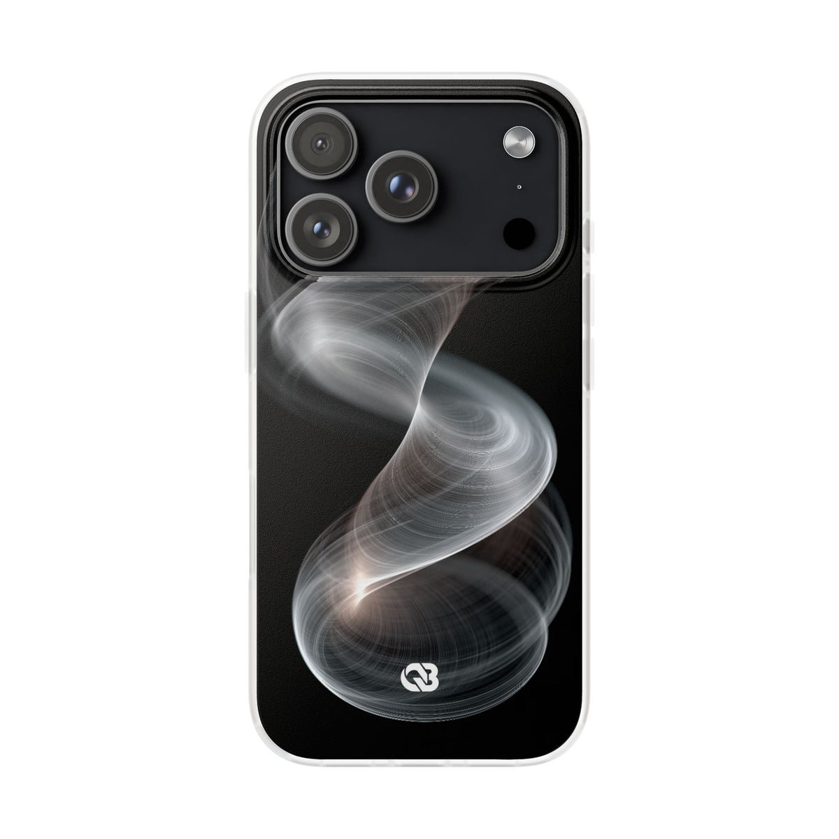 Luminous Vortex · Lite Phone Case for iPhone ·  Black