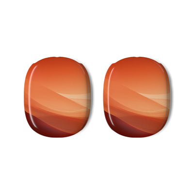 Terracotta Dune Ridges · Hard Case for AirPods Max · Orange
