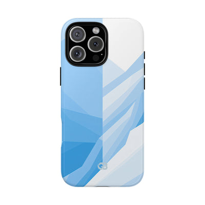 Blue Tough Phone Case for iPhone - Arctic Glacial Ridge