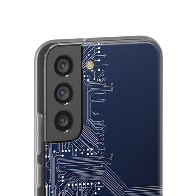 Blue Lite Phone Case for Samsung - Cobalt Data Stream