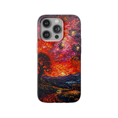 Molten Sky Tree · Soft Handyhülle für iPhone