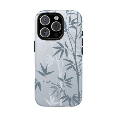 Blue Tough 2.0 Magsafe Phone Case for iPhone - Slate Bamboo Shadow