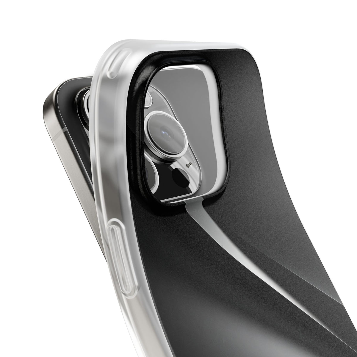 Obsidian Ridge · Lite Phone Case for iPhone ·  Black