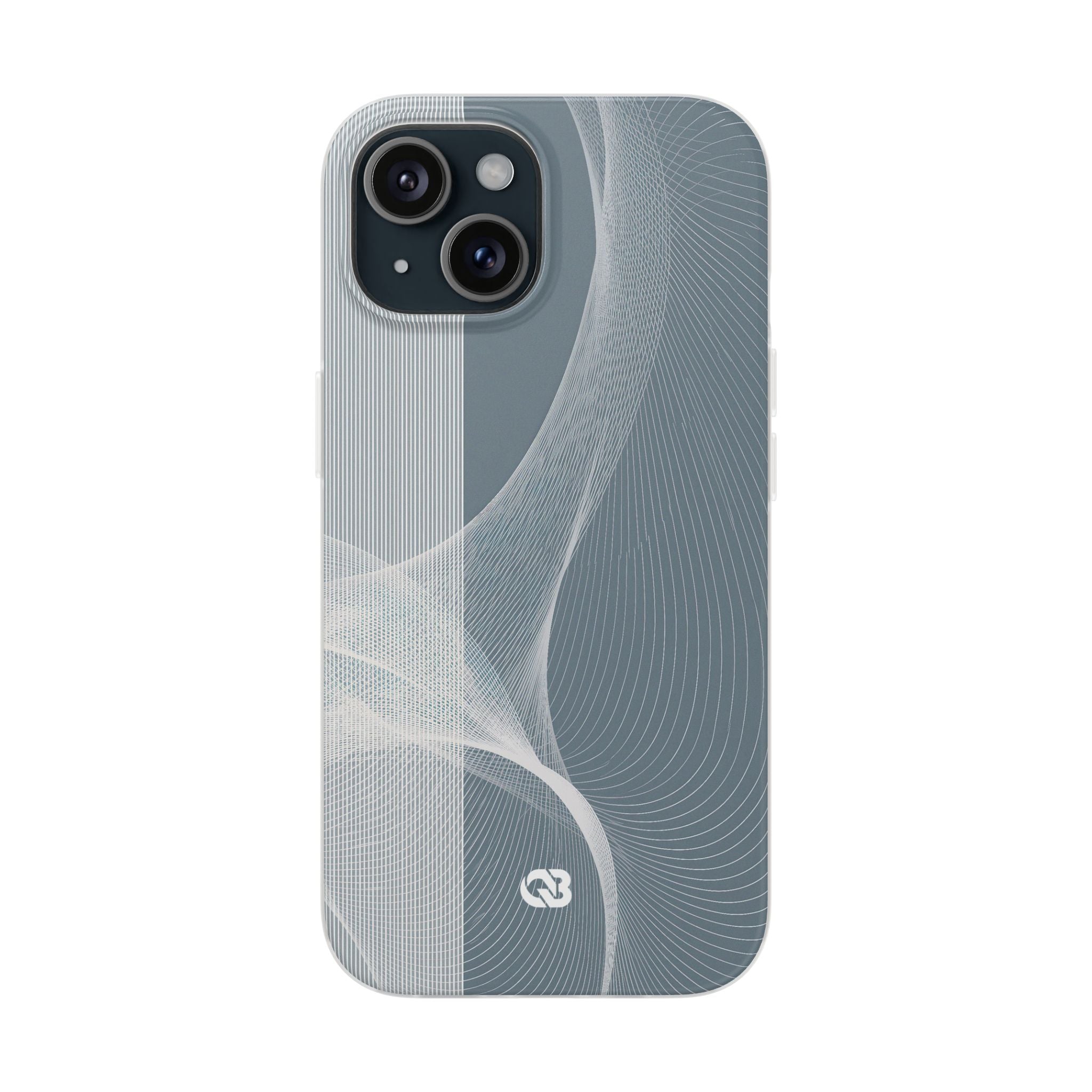 Grey Lite Phone Case for iPhone - Slate Mesh Horizon