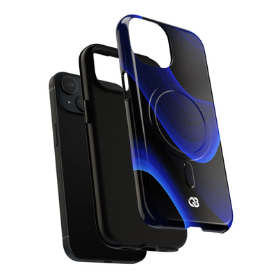 Blue Tough 2.0 Magsafe Phone Case for iPhone - Electric Cobalt Flow
