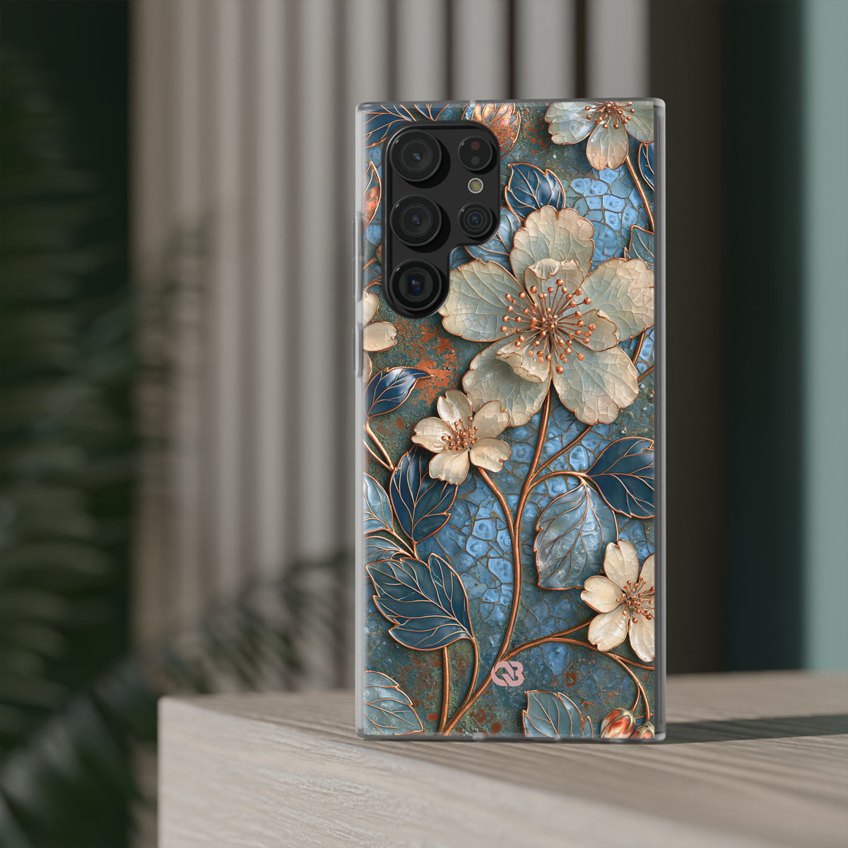 Gilded Blossom Reverie · Lite Phone Case for Samsung · Teal