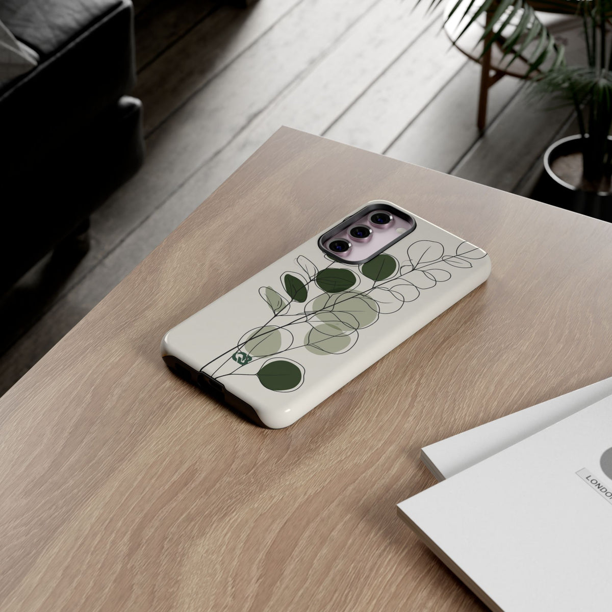 Eucalyptus Foliage Study · Tough Phone Case for Samsung · Green