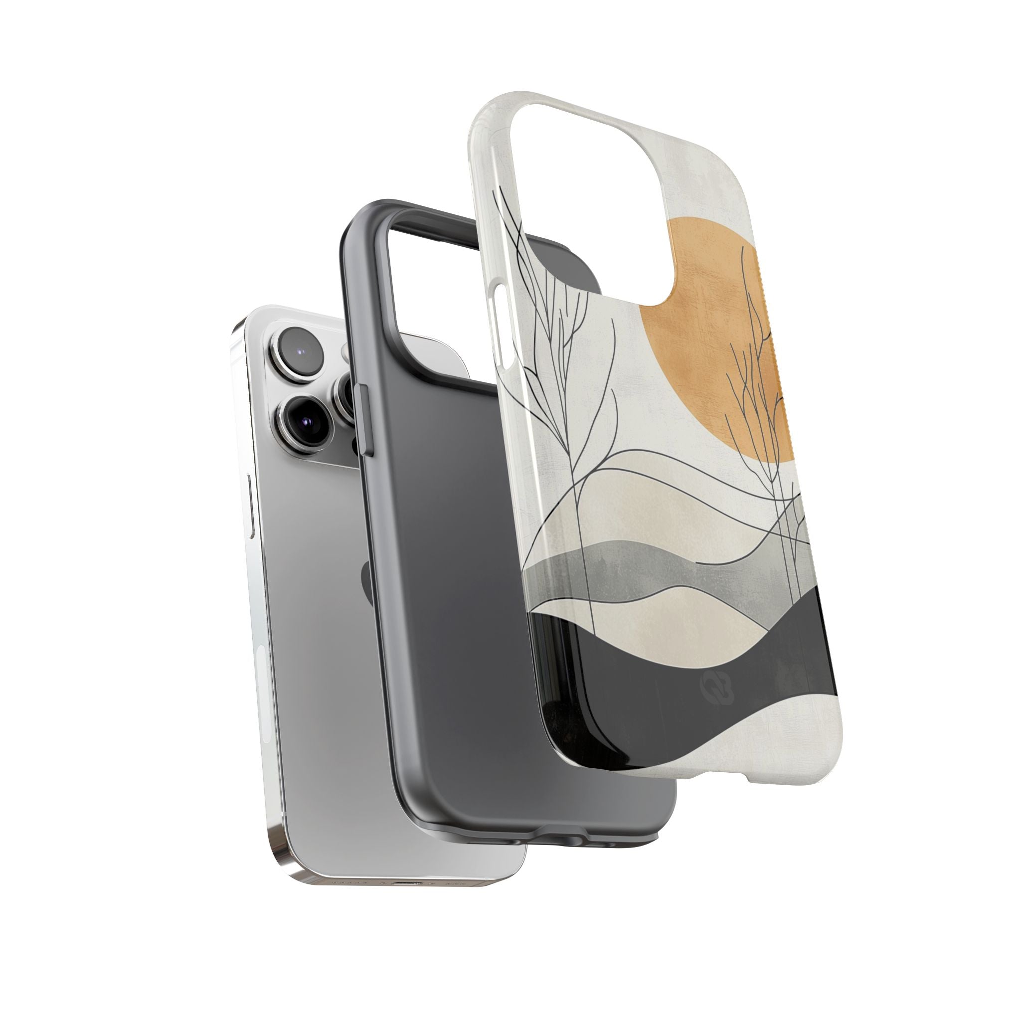 Burnt Horizon Lines · Custodia Tough per iPhone