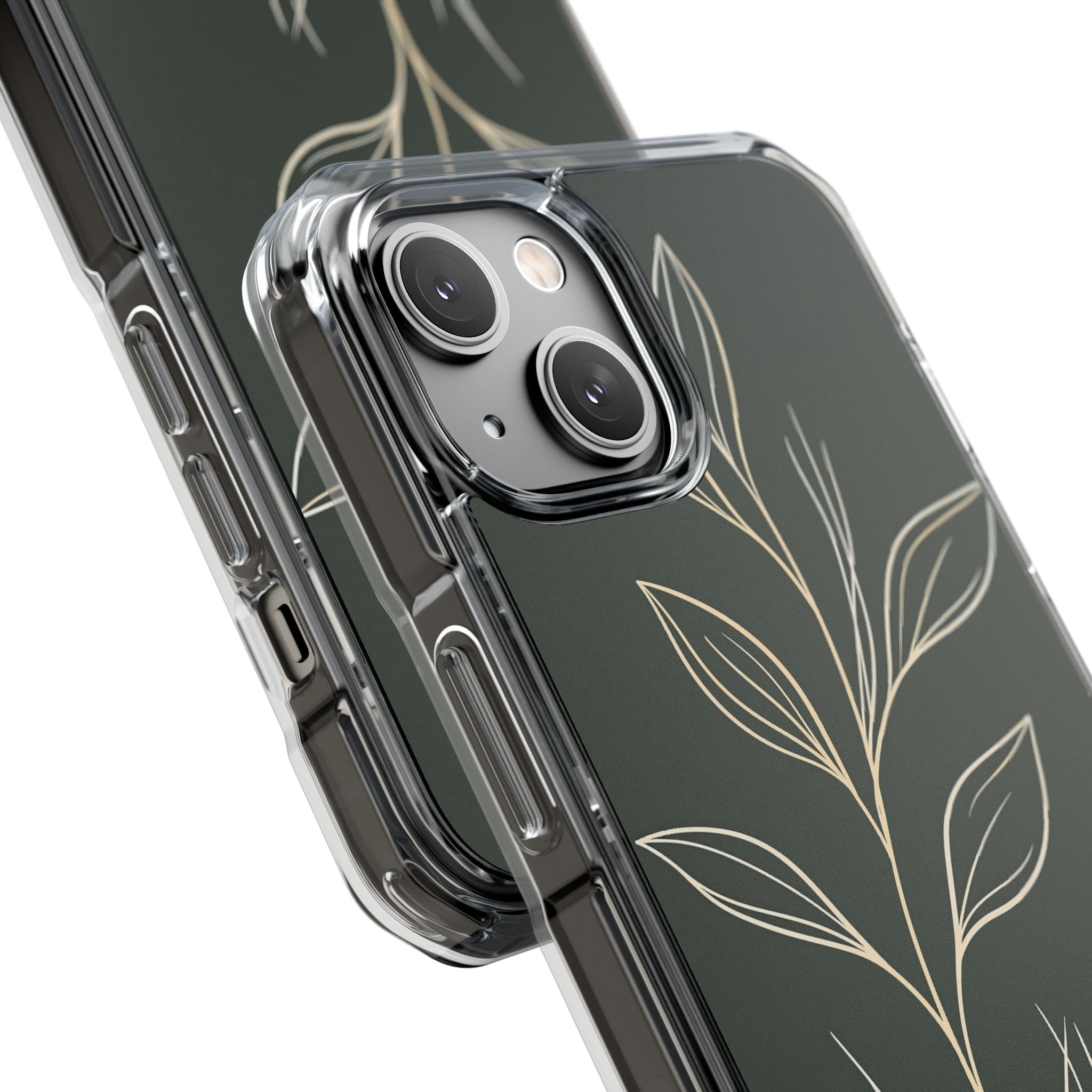 Green Impact MagSafe Phone Case for iPhone - Deep Moss Willow