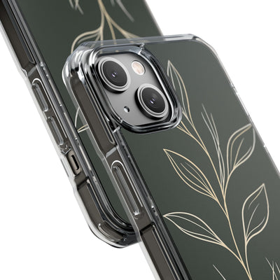 Green Impact MagSafe Phone Case for iPhone - Deep Moss Willow
