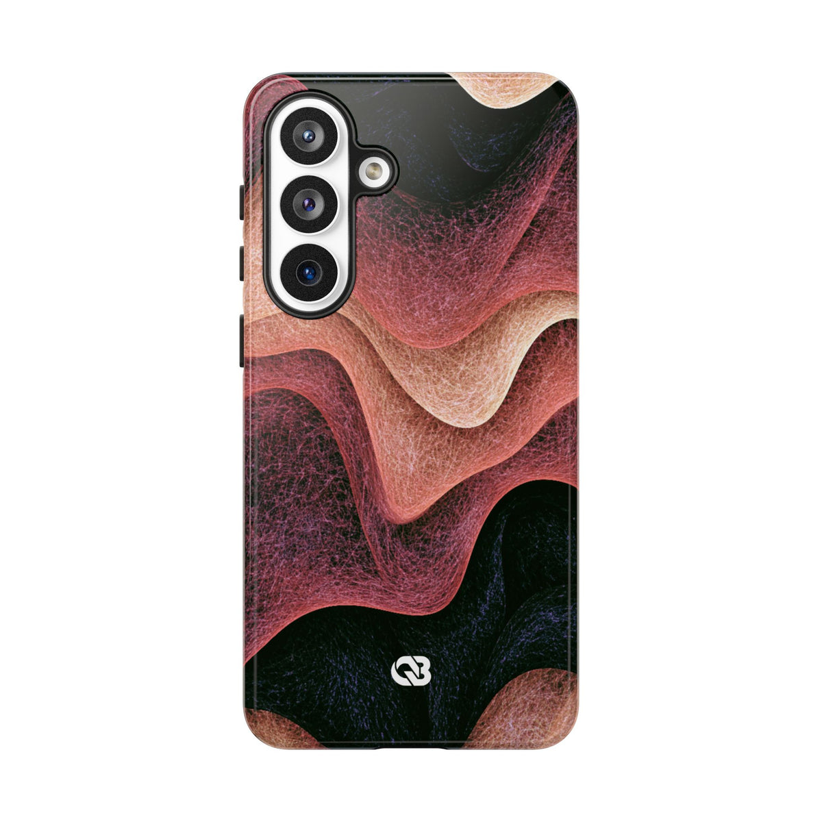 Rose Contour Waves · Tough Phone Case for Samsung · Pink