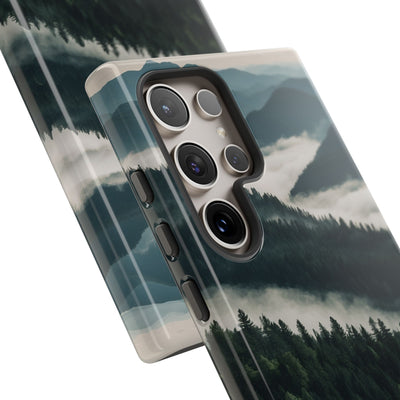 Misty Pine Peaks · Tough Phone Case for Samsung