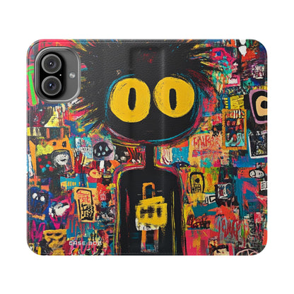 Yellow Eyes - iPhone 16 Plus Case - Wallet