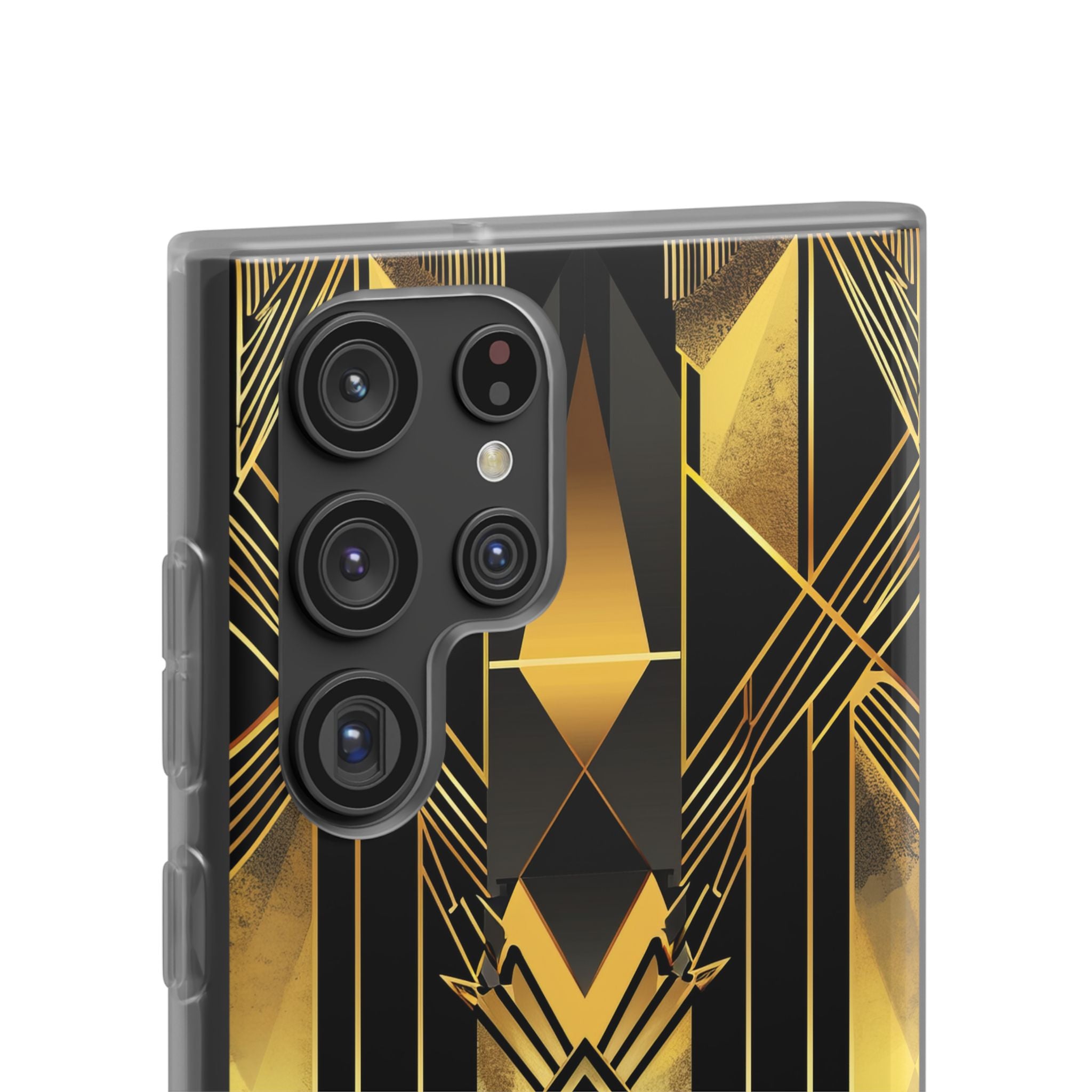 Golden Diamond Radiance Samsung S22 Ultra Case - Soft