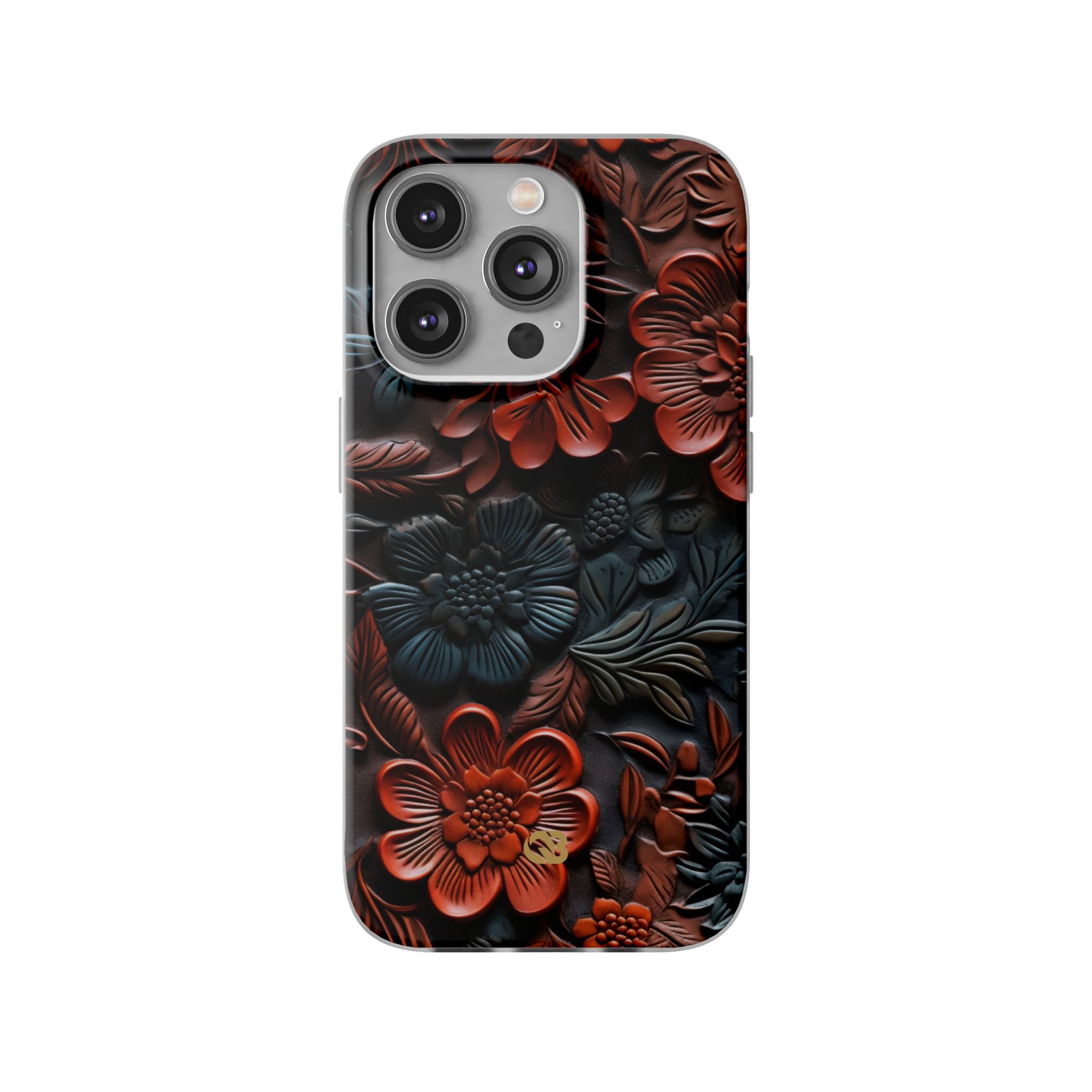 Carved Earth Bloom · Soft Phone Case for iPhone