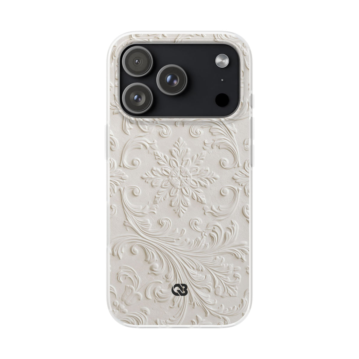 Sculpted Acanthus Relief · Lite Phone Case for iPhone ·  White