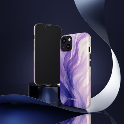 Paars lintgolven iPhone 13 hoesje - Tough