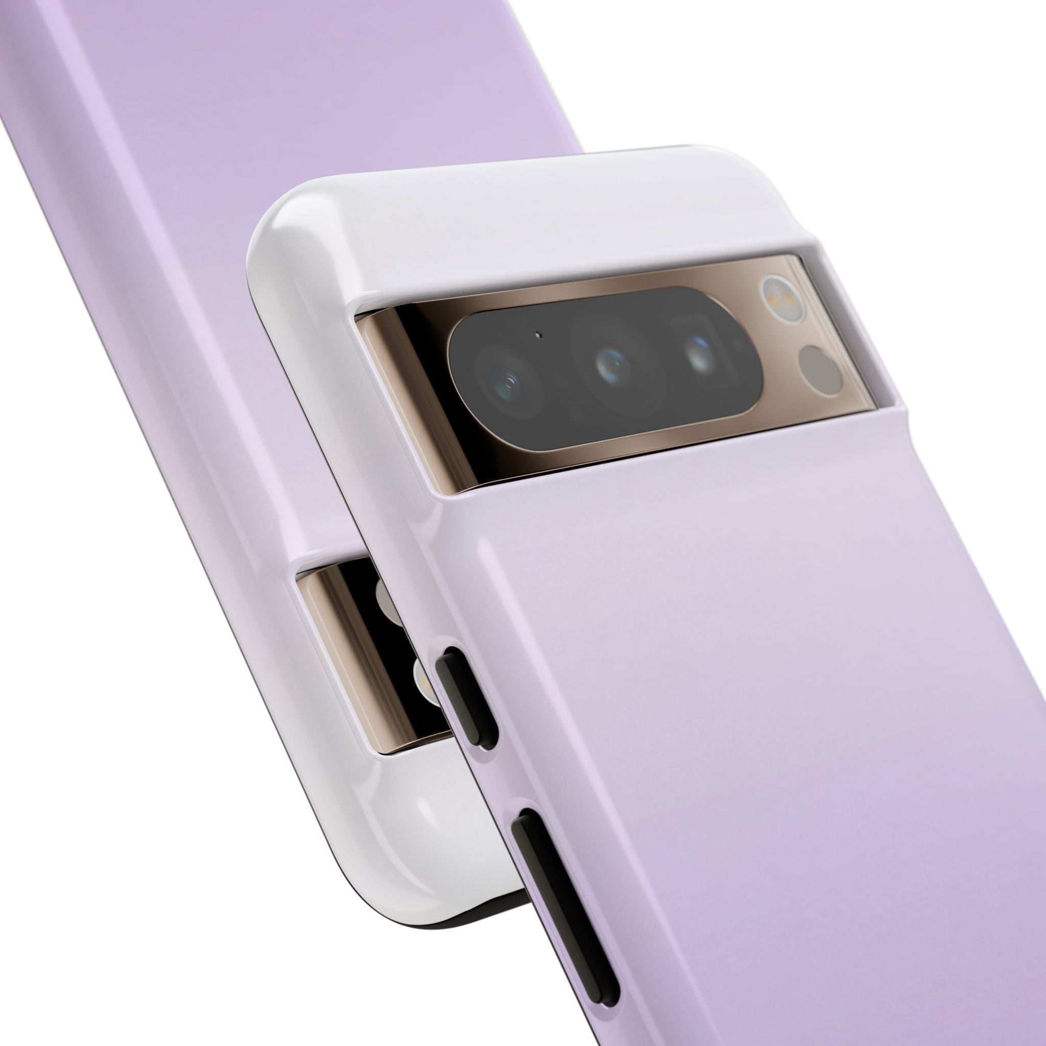 Purple Tough Phone Case for Google Pixel - Frosted Lavender Fade