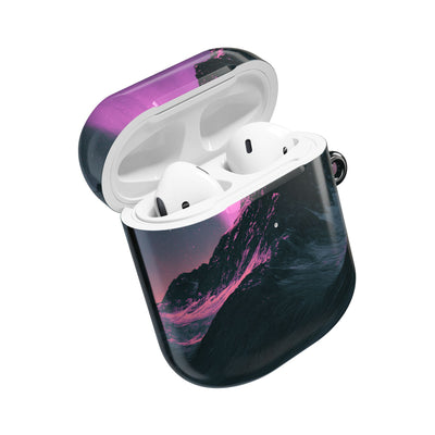 Arctic Aurora Summit · Hard Case for AirPods & AirPods Pro · Black