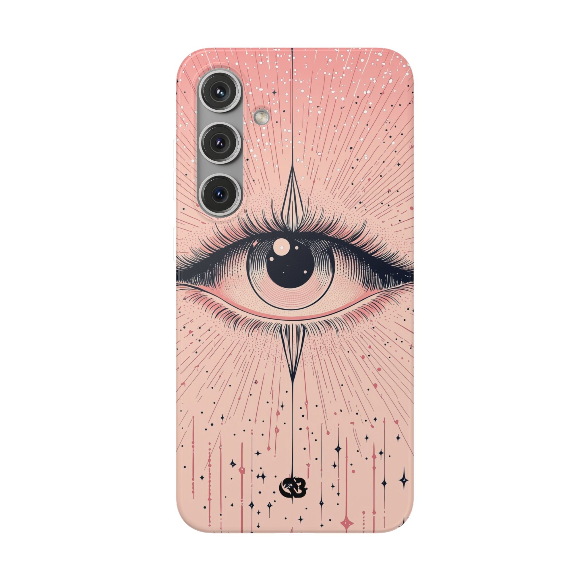 Obsidian Cosmic Gaze · Soft Coque de téléphone pour Samsung