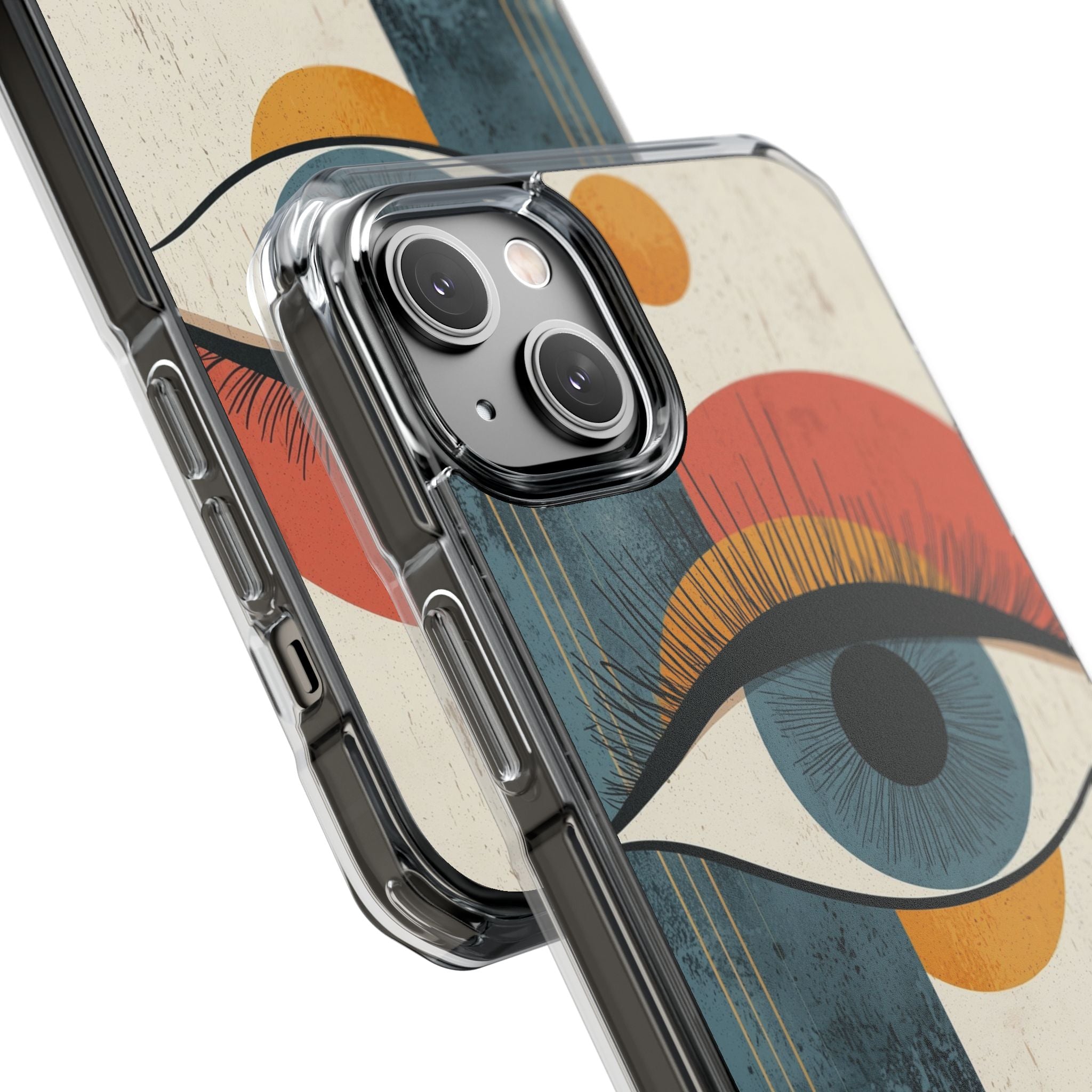 Distressed Azure Ocular · Impact Phone Case for iPhone · Magsafe