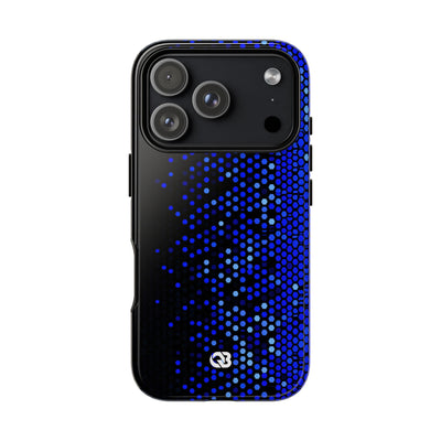 Cobalt Hex Dispersion · Tough Phone Case for iPhone · Blue