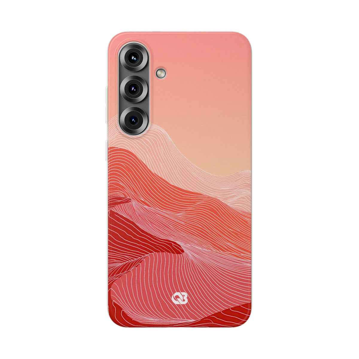 Coral Ridge Contours · Lite Phone Case for Samsung · Red