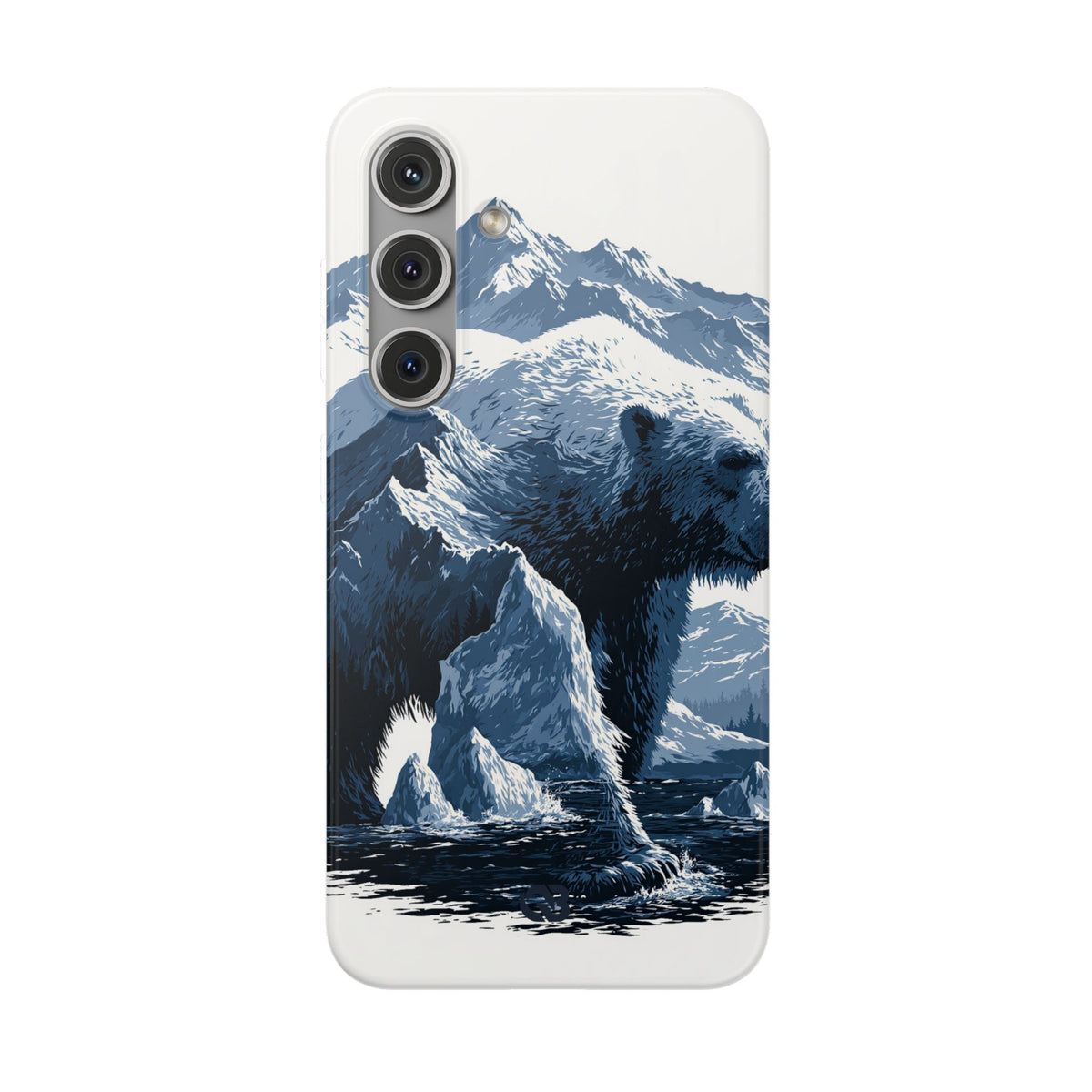 Fjord Summit Bear · Lite Phone Case for Samsung · Blue