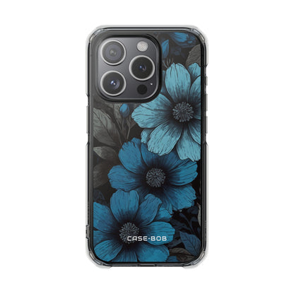 Blue Petal Radiance iPhone 15 Pro Case - Impact