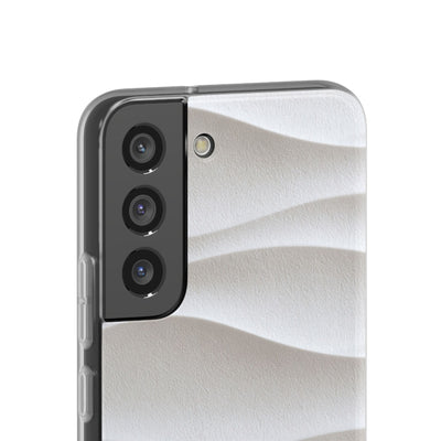 Sculpted Dune Relief · Lite Phone Case for Samsung · White