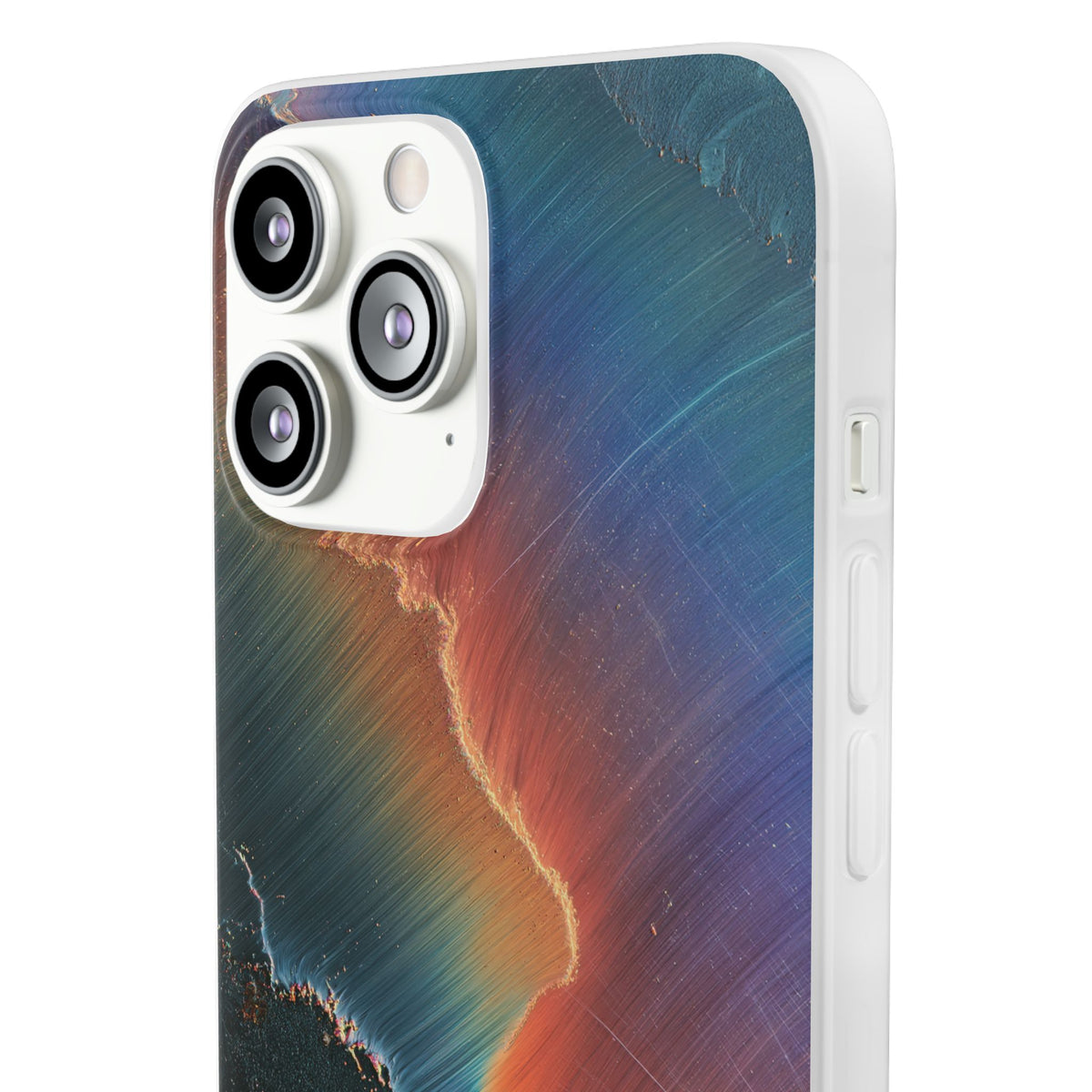 Prismatic Aura Shift · Lite Phone Case for iPhone ·  Blue