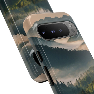 Foggy Mountain Ridge · Tough Phone Case for Google Pixel