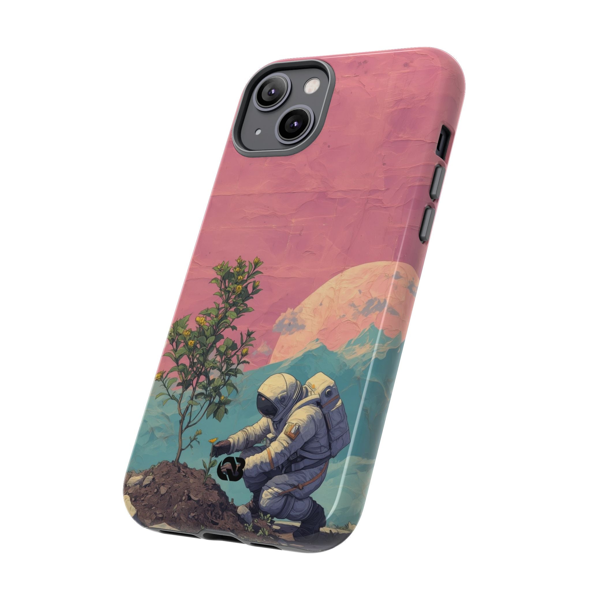 Lunar Pastel Bloom · Coque de téléphone Tough pour iPhone