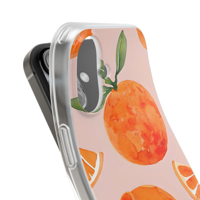 Sunkissed Orange Harvest · Soft Case na telefon dla iPhone