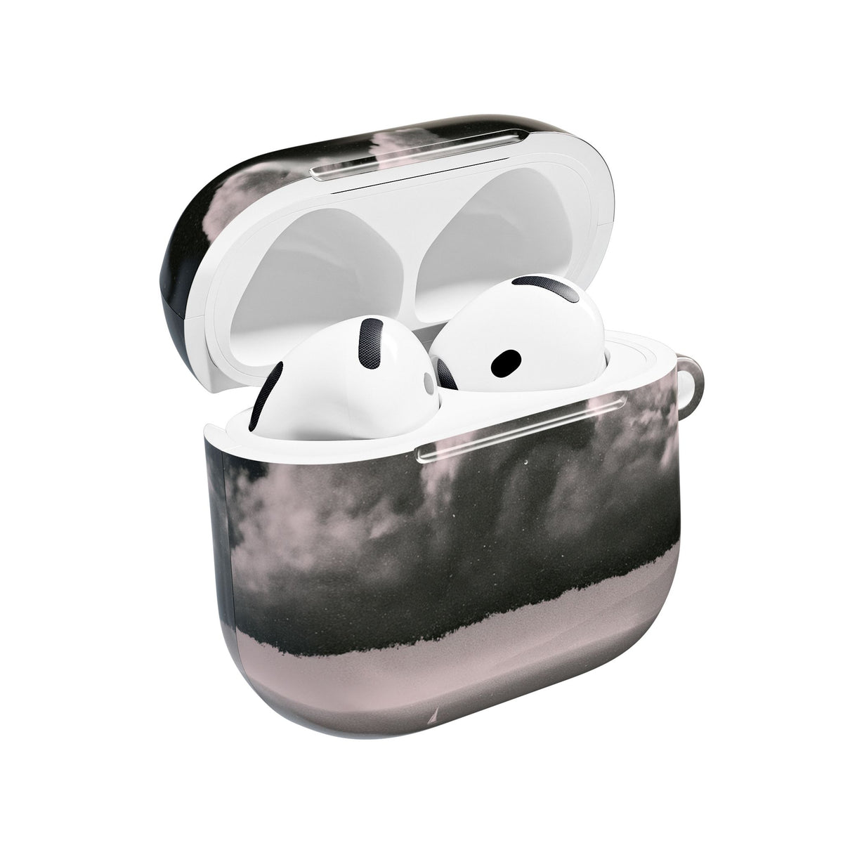 Crimson Horizon · Hard Case for AirPods & AirPods Pro · Black