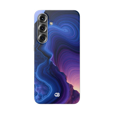 Radiant Strata · Lite Phone Case for Samsung · Blue