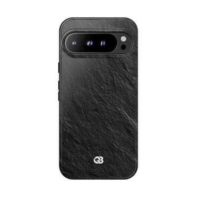 Black Tough Phone Case for Google Pixel - Raw Obsidian Slate