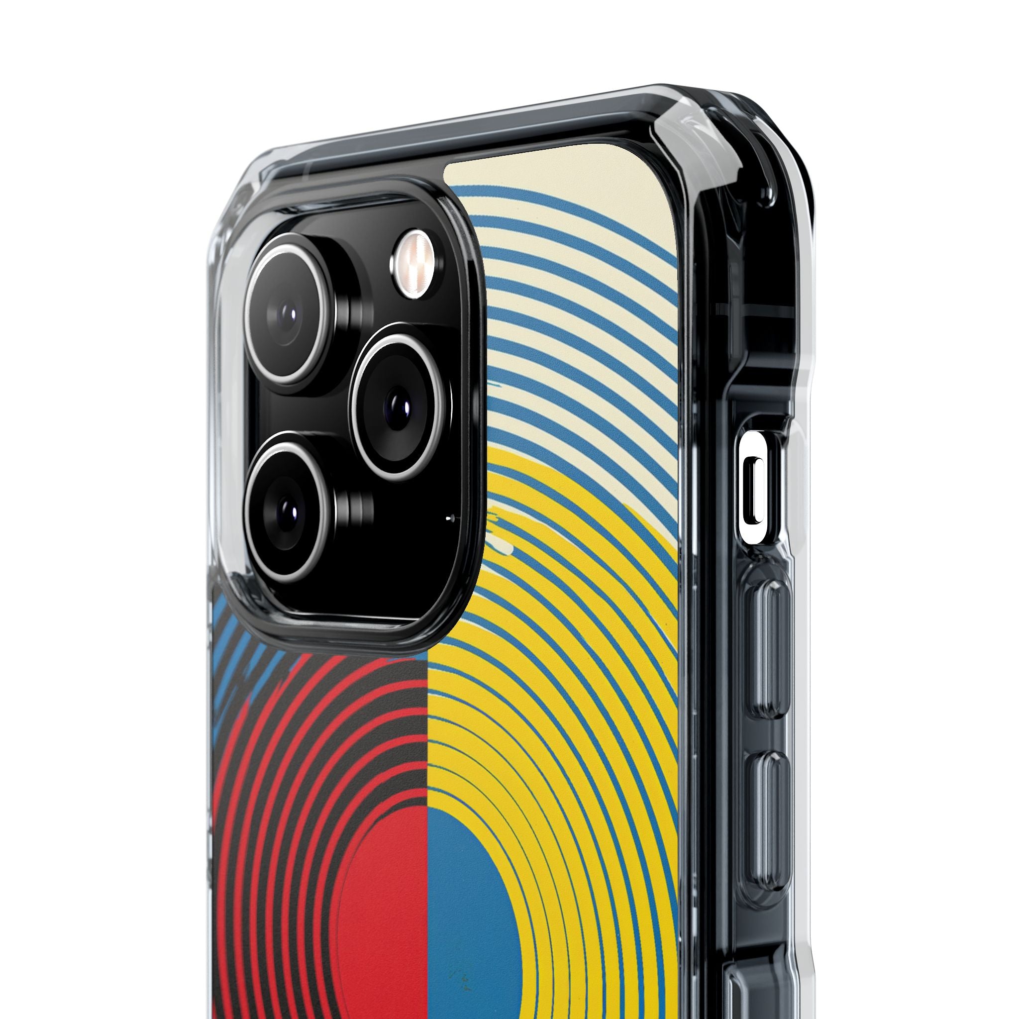 Blue Impact MagSafe Phone Case for iPhone - Primary Circuit Orbit