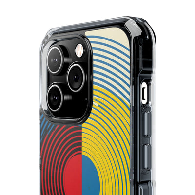 Blue Impact MagSafe Phone Case for iPhone - Primary Circuit Orbit