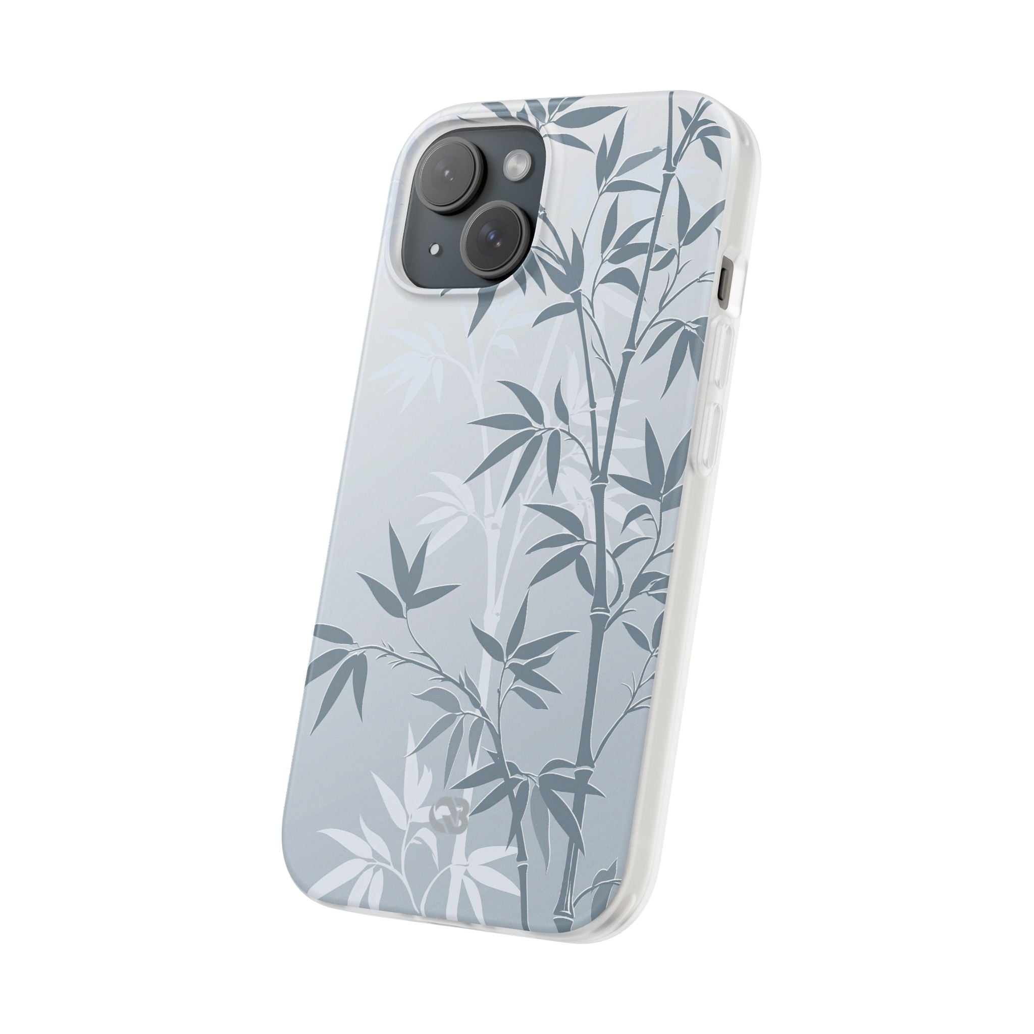 Blue Lite Phone Case for iPhone - Slate Bamboo Shadow
