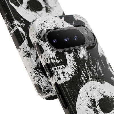Punk Skull Riot · Tough Phone Case for Pixel ·  Black